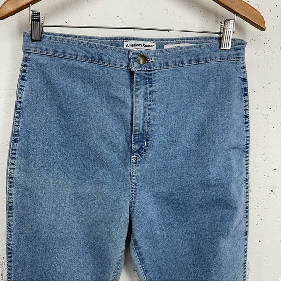 American Apparel Women’s size Large The Easy High Waist Stretch Jeans - Picture 3 of 12